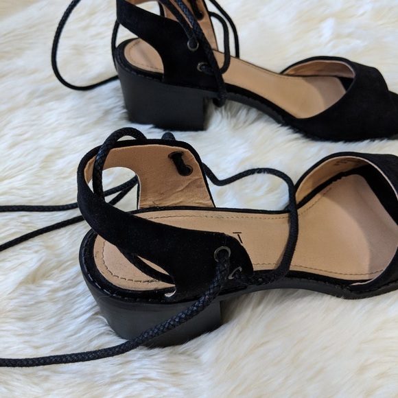 Esprit Lace Up Block Heels - Picture 5 of 6